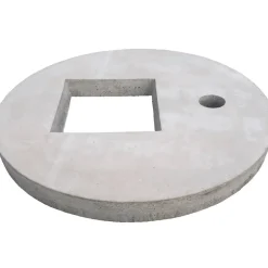 Kaivonkansi ø 1000 mm aukolla, 110 mm läpiviennillä, naarashuullos*Urjalan Sementtivalimo Discount
