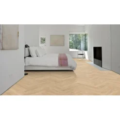 Kalanruotovinyyli Sensation Herringbone Vision, KL34, kosteudenkestävä, integroitu askeläänieriste*Kährs Hot