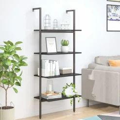 Kalteva hylly, 64x34x120-185cm, eri kokoja ja värejä*FinePRICE Discount