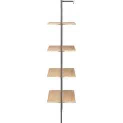 Kalteva hylly, 64x34x120-185cm, eri kokoja ja värejä*FinePRICE Discount