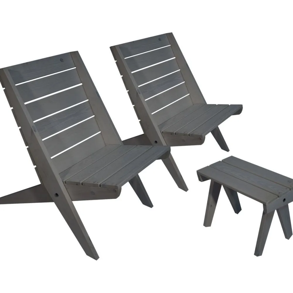 Kalusteryhmä Granny, 2 tuolia + pöytä, mänty*EcoFurn New
