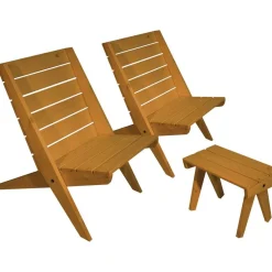 Kalusteryhmä Granny, 2 tuolia + pöytä, mänty*EcoFurn New