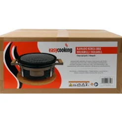 Kamado-grilli Kamado Korea/Hibachi BBQ, Ø28 cm, pöytämalli, musta*Easy Cooking Best