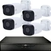 Discount Kameravalvontajärjestelmä UNV 4K, älykäs tallennin, 8 kanavaa + 2TB kiintolevy + 4kpl keinoälyllä varustetut 8MP/4K kamerat + 4kpl 30m RJ45 kaapelit Valvontakamerat