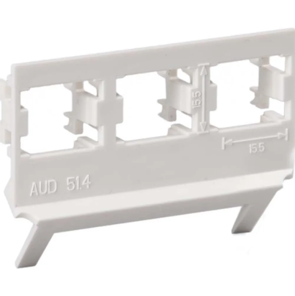 Outlet Kanavakaluste liitinadapteri AUD51.4 3x RJ 45 LexCom Johtokourut