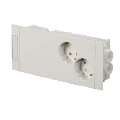 Online Kanavapistorasia ProDuct - 2S/16A/IP20 Kytk. valkoinen Johtokourut