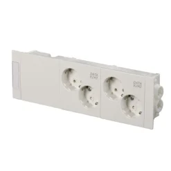 Sale Kanavapistorasia ProDuct - 4S/16A/IP20 Kytk. valkoinen "Data" Johtokourut