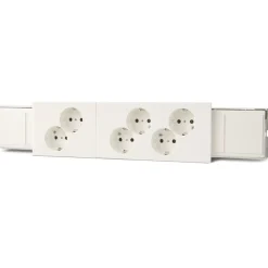 Kanavapistorasia Educt, 3-N 6S/16A/IP20, valkoinen*Ensto Sale
