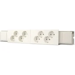 Clearance Kanavapistorasia Educt,  3-N 8S/16A/IP20, valkoinen Johtokourut