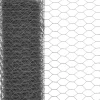 Kanaverkko teräs PVC pinnoitteella silmäkoko 36mm 25x1m harmaa*FinePRICE Hot