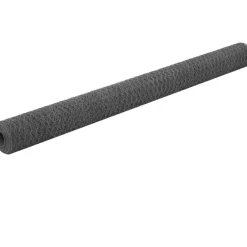 Sale Kanaverkko teräs PVC pinnoitteella silmäkoko 36mm 36x1.5m harmaa Eläinverkot