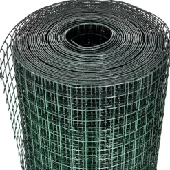 Online Kanaverkko 19x19mm galvanoitu PVC pinnoitteella 25x1m vihreä Eläinverkot