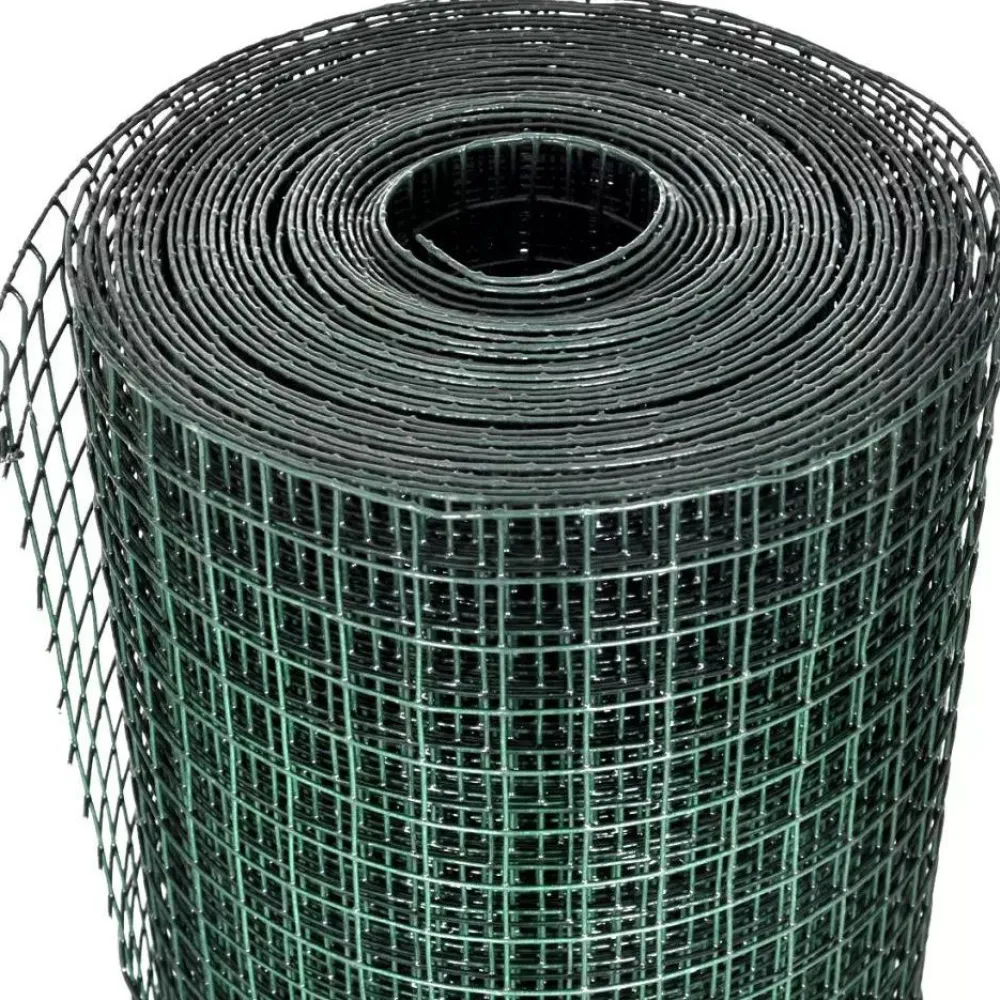 Online Kanaverkko 19x19mm galvanoitu PVC pinnoitteella 25x1m vihreä Eläinverkot