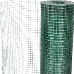 Online Kanaverkko 19x19mm galvanoitu PVC pinnoitteella 25x1m vihreä Eläinverkot