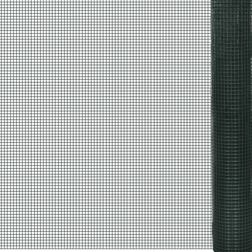 Online Kanaverkko 19x19mm galvanoitu PVC pinnoitteella 25x1m vihreä Eläinverkot