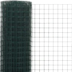 Sale Kanaverkko 12x12mm galvanoitu teräs 10x0.5m vihreä Eläinverkot