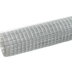 Sale Kanaverkko 19x19mm galvanoitu teräs 10x0.5m hopea Eläinverkot