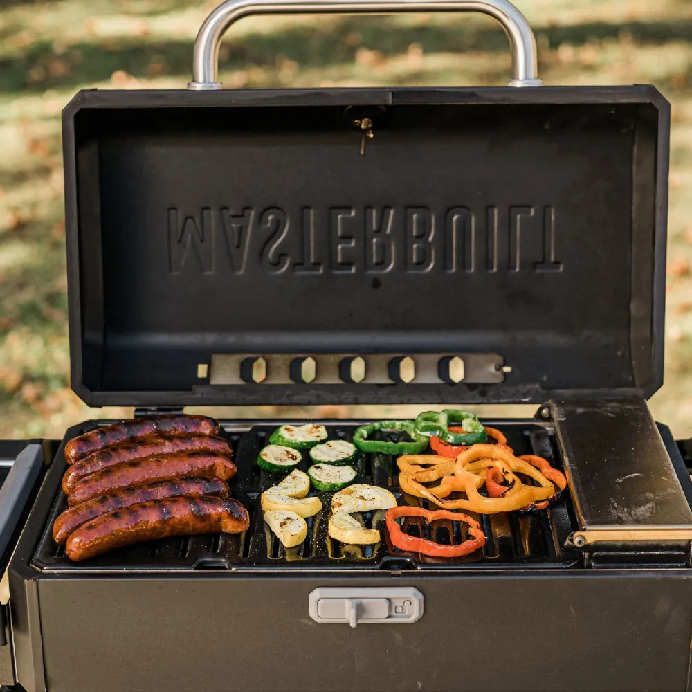 Kannettava hiiligrilli/savustin , jalustalla*Masterbuilt Hot