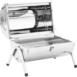 Kannettava pöytägrilli ruostumaton teräs 2 ritilää*FinePRICE Hot