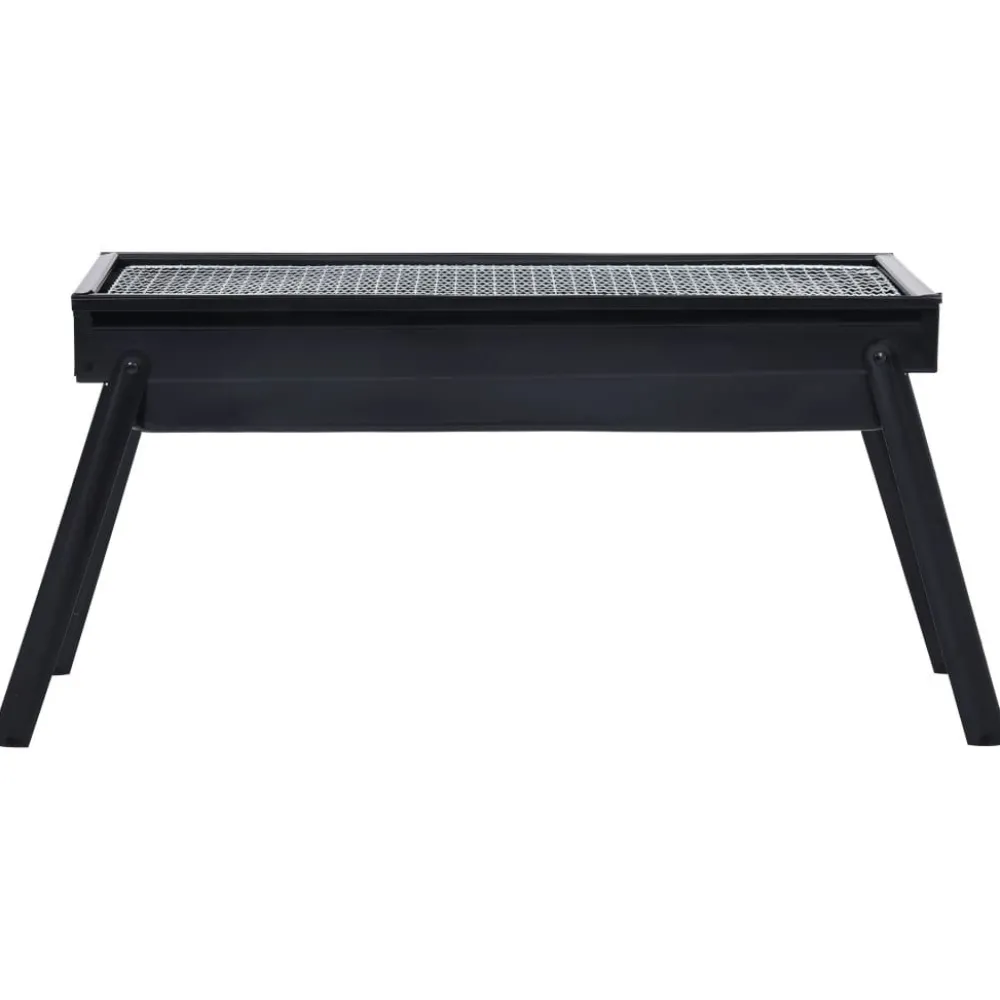 Kannettava retkigrilli teräs 60x22,5x33 cm*FinePRICE