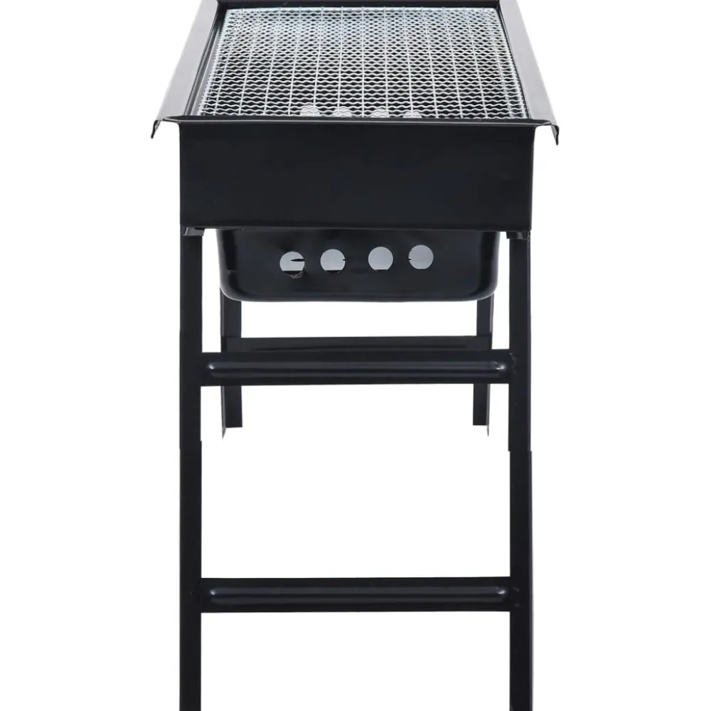Kannettava retkigrilli teräs 60x22,5x33 cm*FinePRICE
