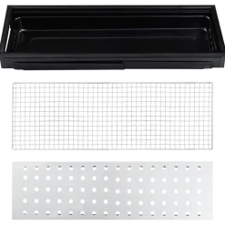 Kannettava retkigrilli teräs 60x22,5x33 cm*FinePRICE