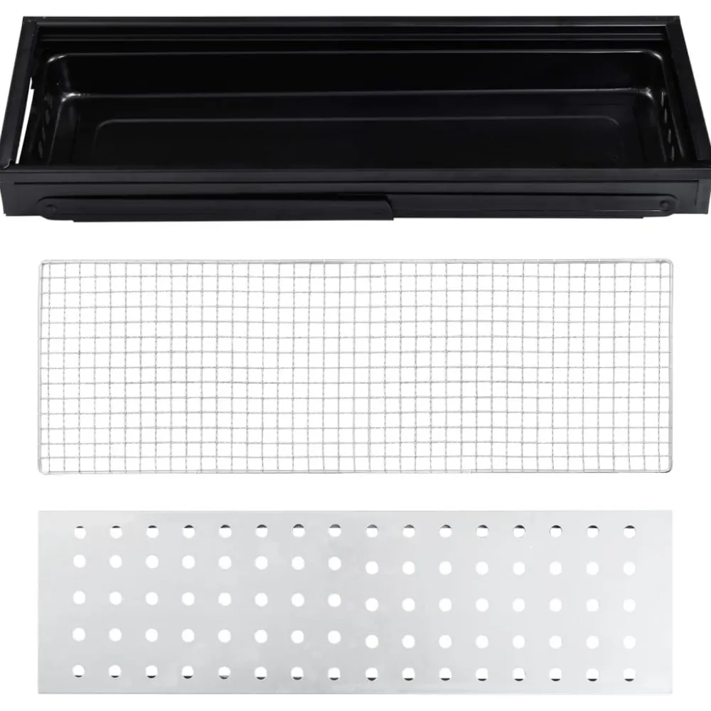 Kannettava retkigrilli teräs 60x22,5x33 cm*FinePRICE