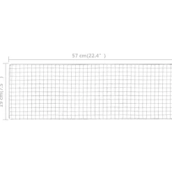 Kannettava retkigrilli teräs 60x22,5x33 cm*FinePRICE
