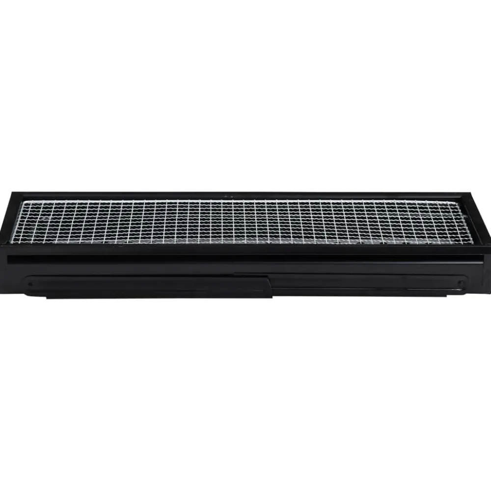 Kannettava retkigrilli teräs 60x22,5x33 cm*FinePRICE