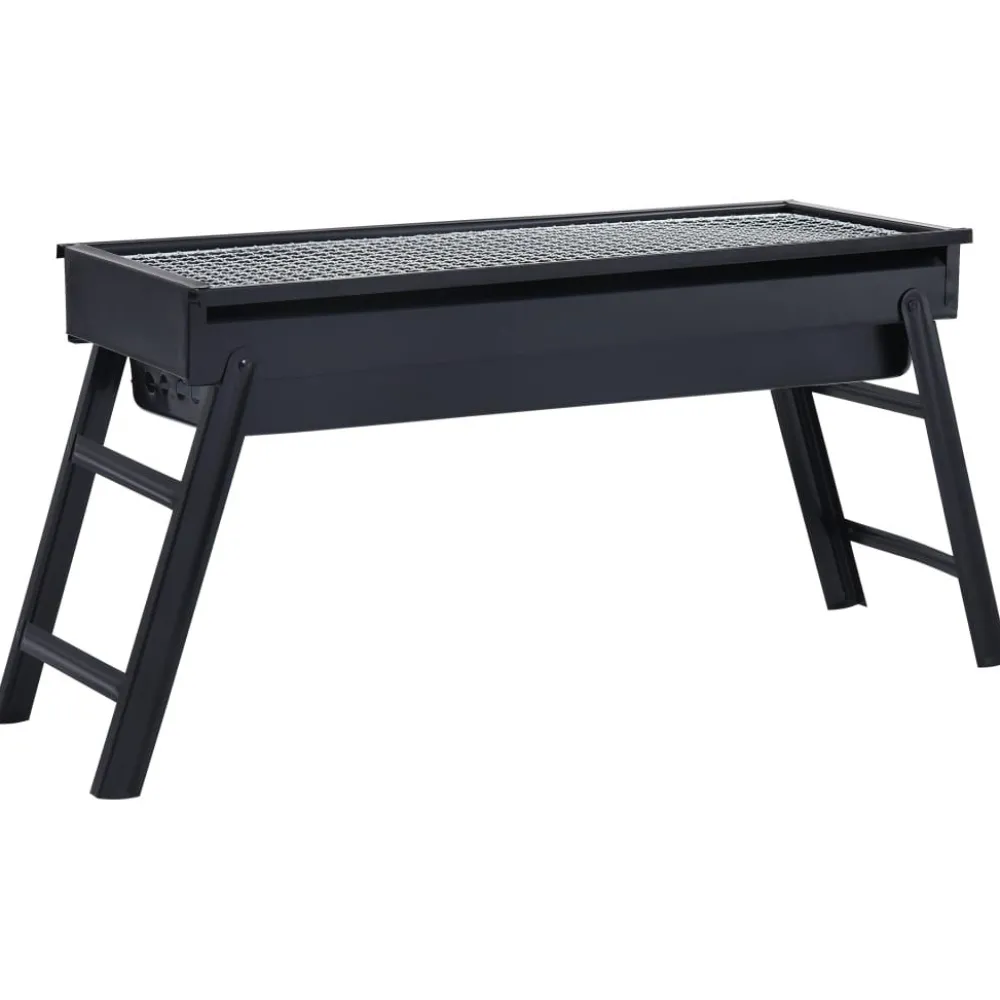 Kannettava retkigrilli teräs 60x22,5x33 cm*FinePRICE