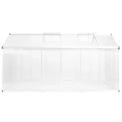 Kasvihuone alumiini 362x190x195 cm 13,41 m³*FinePRICE New