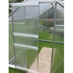 Kasvihuone Popular 6,2 m² kennolevy/alumiini*Halls Clearance