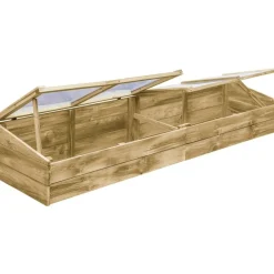 Kasvihuone, kyllästetty mänty, 200x50x35 cm*FinePRICE Sale