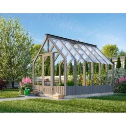 Kasvihuone Emilia 8,2 m2, turvalasi, puurunko*Palmako Best