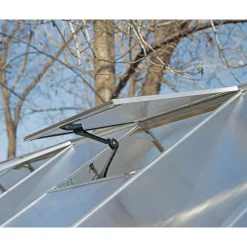 Hot Kasvihuone Balance Hybrid 8,9 m² 8x12 ft hopea Kasvihuoneet Kennolevyllä