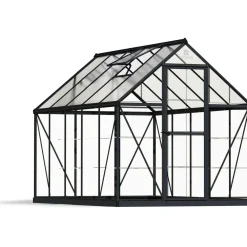 Sale Kasvihuone Hybrid 5,7 m² 6x10 ft musta Kasvihuoneet Kennolevyllä