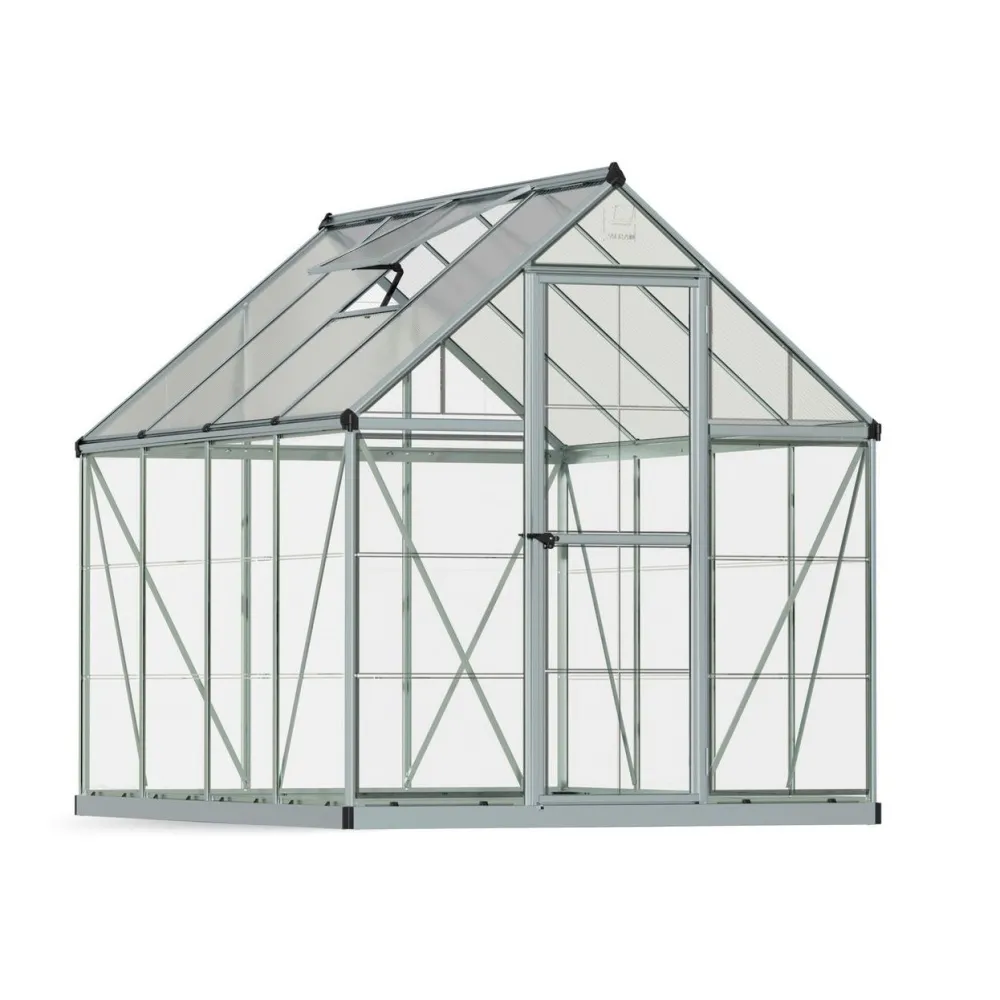 Kasvihuone Hybrid 4,6 m² 6x8 ft hopea*Palram-Canopia Sale