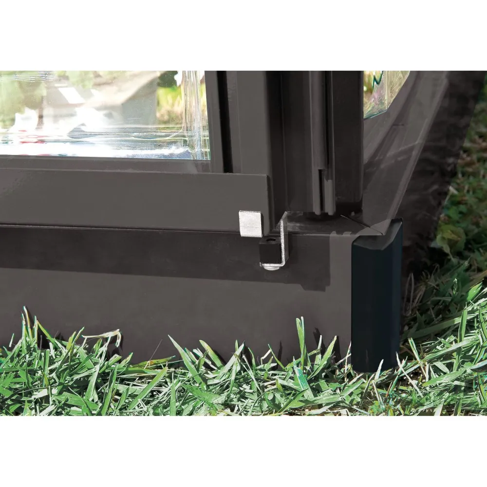Kasvihuone Hybrid 4,6 m² 6x8 ft harmaa*Palram-Canopia
