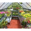 Sale Kasvihuone Hybrid 5,7 m² 6x10 ft harmaa Kasvihuoneet Kennolevyllä