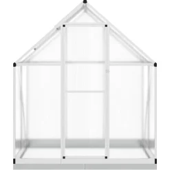 Kasvihuone pohjarungolla, alumiini, eri kokoja ja värejä (33965)*FinePRICE Outlet