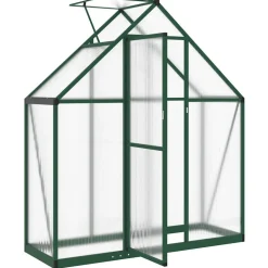Kasvihuone pohjarungolla, alumiini, eri kokoja ja värejä (33965)*FinePRICE Outlet