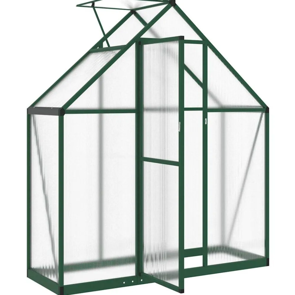 Kasvihuone pohjarungolla, alumiini, eri kokoja ja värejä (33965)*FinePRICE Outlet