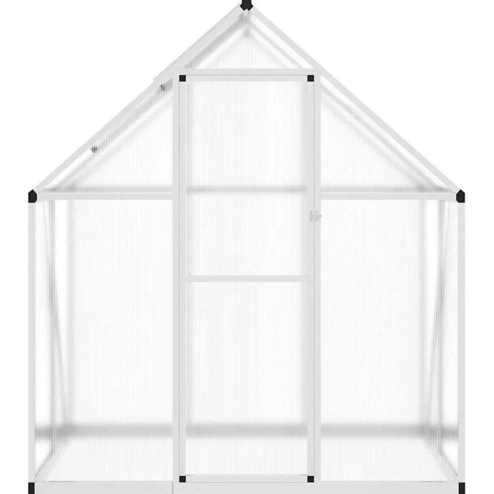Kasvihuone pohjarungolla, alumiini, eri kokoja ja värejä (33965)*FinePRICE Outlet