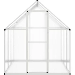 Kasvihuone pohjarungolla, alumiini, eri kokoja ja värejä (33965)*FinePRICE Outlet