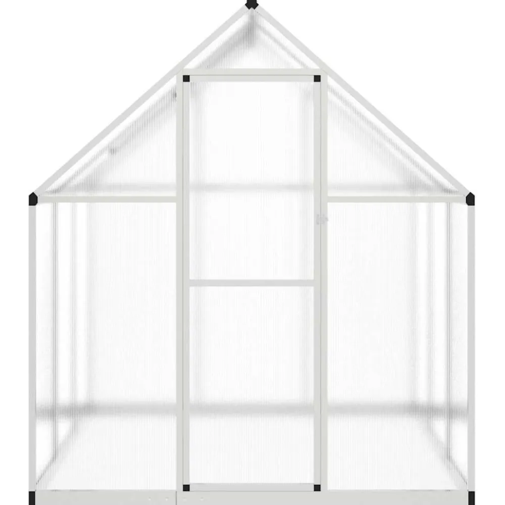 Kasvihuone pohjarungolla, alumiini, eri kokoja ja värejä (33965)*FinePRICE Outlet