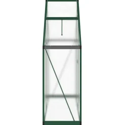Kasvihuone pohjarungolla, alumiini, eri kokoja ja värejä (33965)*FinePRICE Outlet