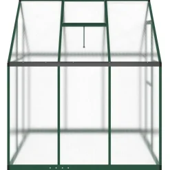 Kasvihuone pohjarungolla, alumiini, eri kokoja ja värejä (33965)*FinePRICE Outlet
