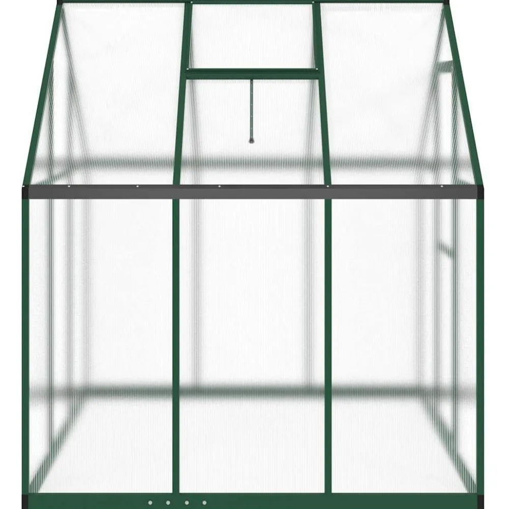 Kasvihuone pohjarungolla, alumiini, eri kokoja ja värejä (33965)*FinePRICE Outlet