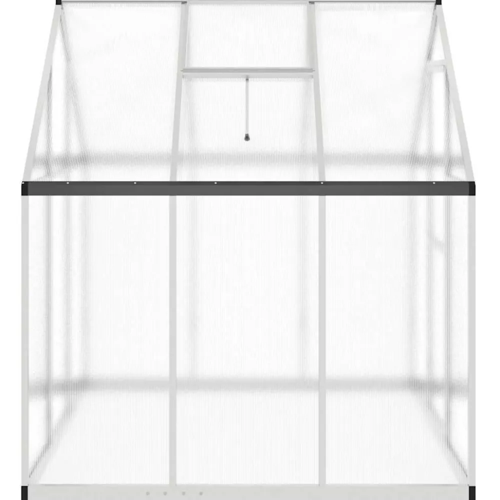 Kasvihuone pohjarungolla, alumiini, eri kokoja ja värejä (33965)*FinePRICE Outlet