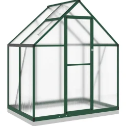 Kasvihuone pohjarungolla, alumiini, eri kokoja ja värejä (33965)*FinePRICE Outlet